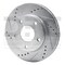 Dynamic Friction Co BRAKE ROTOR DRILLED AND SLOTTED SILVER 631-48005L - alternate 2